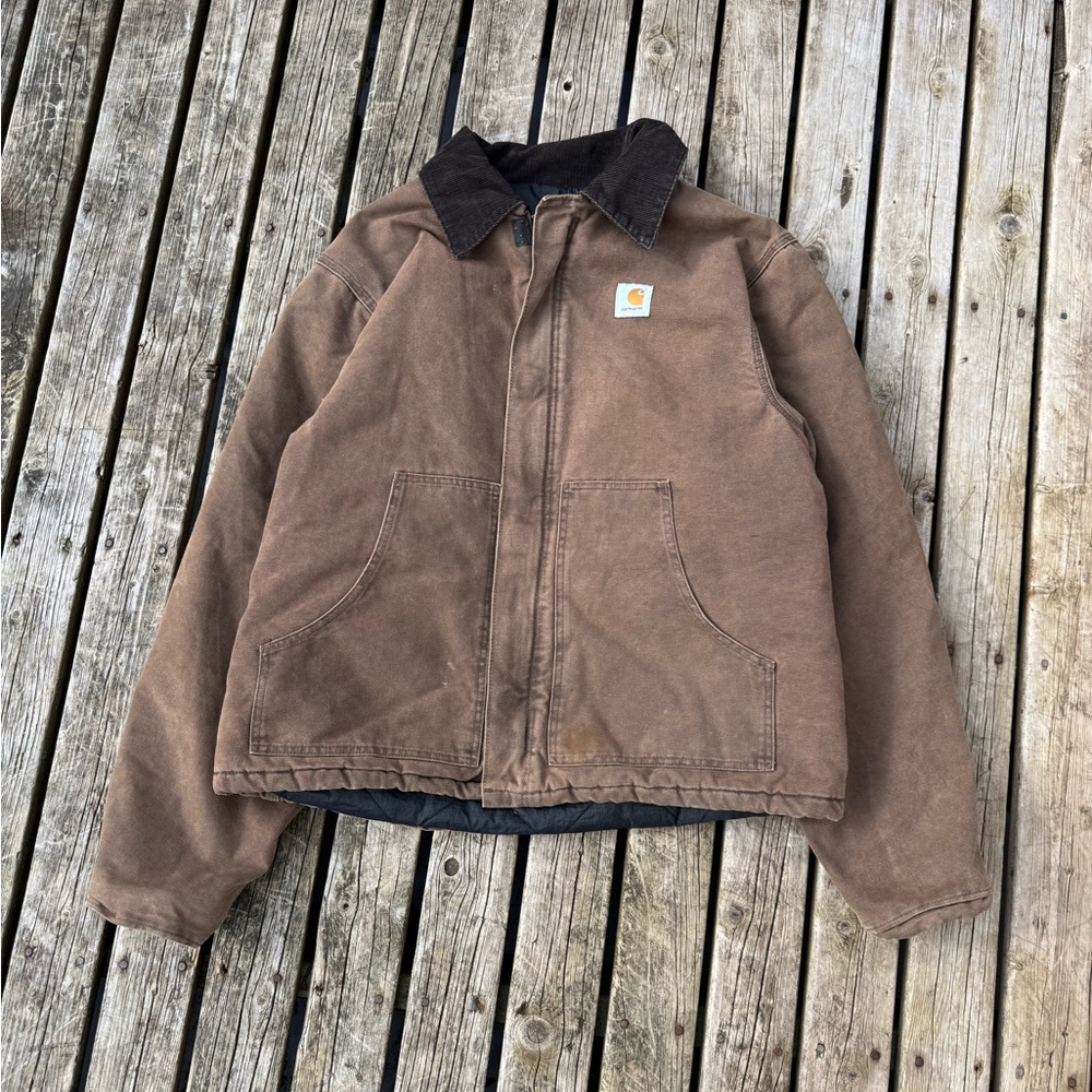 Vintage Carhartt Men’s “J22 CHT” Quilted Jacket (XL-T)